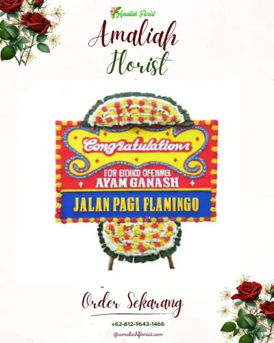 Bunga Papan Congratulation di Jati Perumnas